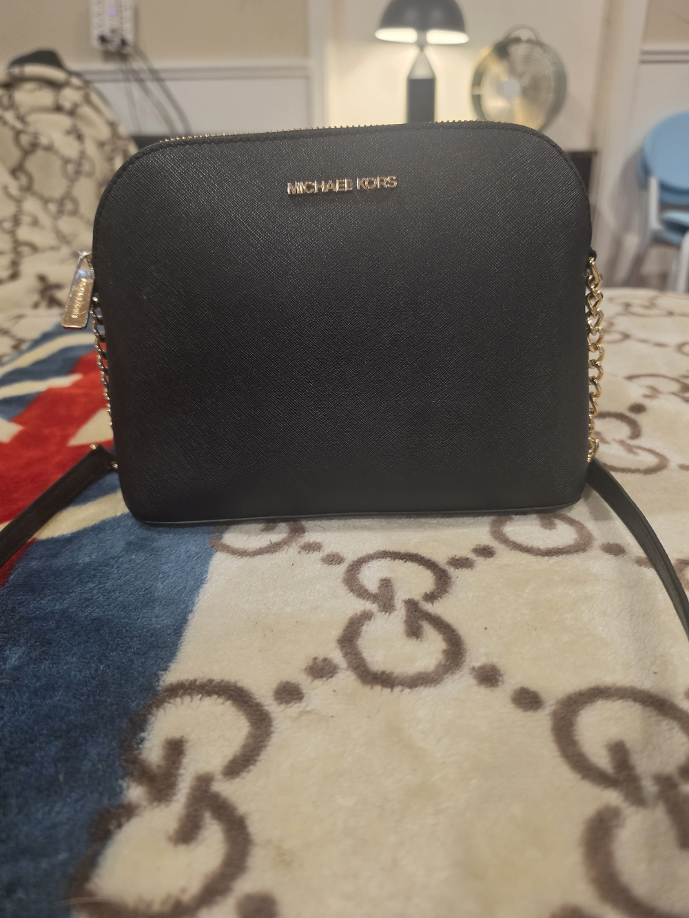 MICHAEL KORS Black Saffiano Leather Crossbody Bag - Picture 3 of 4